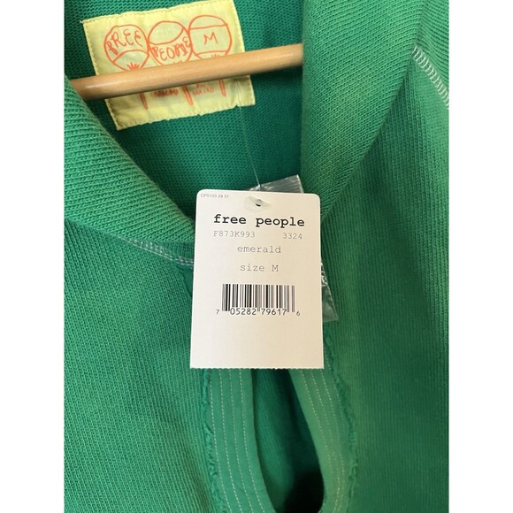 Free People Emerald Green Cowl Neck Sweater - Picture 7 of 11